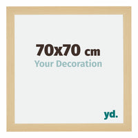 Mura MDF Fotokader 70x70cm Ahorn Decor Voorzijde Maat | Yourdecoration.be