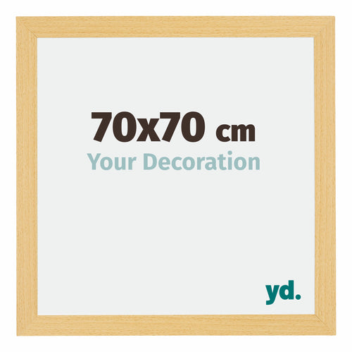Mura MDF Fotokader 70x70cm Beuken Decor Voorzijde Maat | Yourdecoration.be