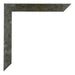 Mura MDF Fotokader 70x70cm Blauw Goud Gemeleerd Detail Hoek | Yourdecoration.be