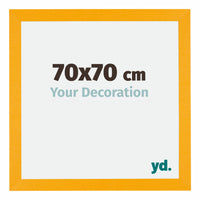 Mura MDF Fotokader 70x70cm Geel Voorzijde Maat | Yourdecoration.be