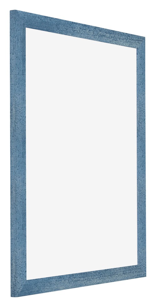 Mura MDF Fotokader 70x90cm Helder Blauw Geveegd Voorzijde Schuin | Yourdecoration.be
