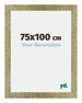 Mura MDF Fotokader 75x100cm Goud Antiek Voorzijde Maat | Yourdecoration.be