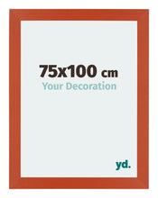 Mura MDF Fotokader 75x100cm Oranje Voorzijde Maat | Yourdecoration.be