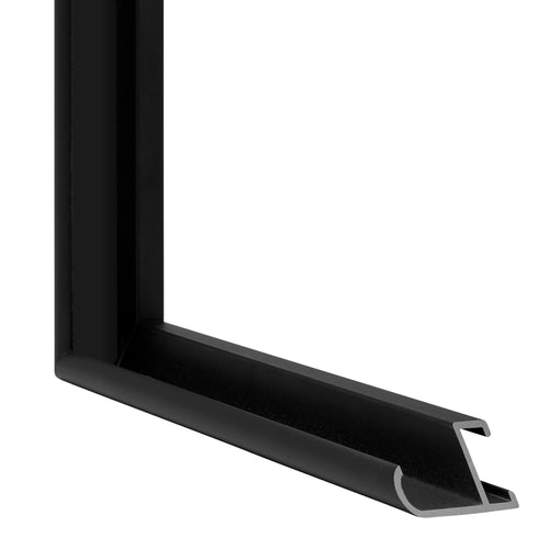 New York Aluminium Fotokader 20x28cm Zwart Mat Detail Doorsnede | Yourdecoration.be