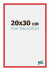 New York Aluminium Fotokader 20x30cm Ferrari Rood Voorzijde Maat | Yourdecoration.be