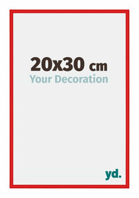 New York Aluminium Fotokader 20x30cm Ferrari Rood Voorzijde Maat | Yourdecoration.be
