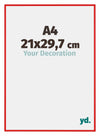 New York Aluminium Fotokader 21x29 7cm A4 Ferrari Rood Voorzijde Maat | Yourdecoration.be