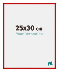 New York Aluminium Fotokader 25x30cm Ferrari Rood Voorzijde Maat | Yourdecoration.be