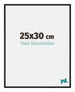 New York Aluminium Fotokader 25x30cm Zwart Mat Voorzijde Maat | Yourdecoration.be
