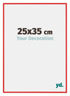 New York Aluminium Fotokader 25x35cm Ferrari Rood Voorzijde Maat | Yourdecoration.be