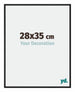 New York Aluminium Fotokader 28x35cm Zwart Mat Voorzijde Maat | Yourdecoration.be