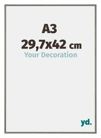 New York Aluminium Fotokader 29 7x42cm A3 Mercury Structuur Voorzijde Maat | Yourdecoration.be