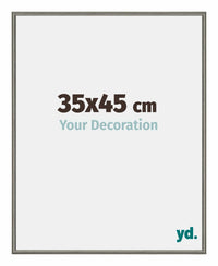 New York Aluminium Fotokader 35x45cm Mercury Structuur Voorzijde Maat | Yourdecoration.be