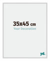 New York Aluminium Fotokader 35x45cm Zilver Mat Voorzijde Maat | Yourdecoration.be