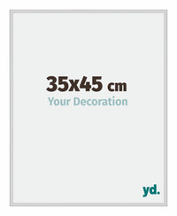 New York Aluminium Fotokader 35x45cm Zilver Mat Voorzijde Maat | Yourdecoration.be