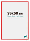 New York Aluminium Fotokader 35x50cm Ferrari Rood Voorzijde Maat | Yourdecoration.be