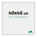 New York Aluminium Fotokader 40x40cm Zilver Mat Voorzijde Maat | Yourdecoration.be