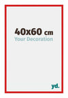 New York Aluminium Fotokader 40x60cm Ferrari Rood Voorzijde Maat | Yourdecoration.be
