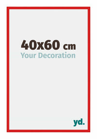 New York Aluminium Fotokader 40x60cm Ferrari Rood Voorzijde Maat | Yourdecoration.be