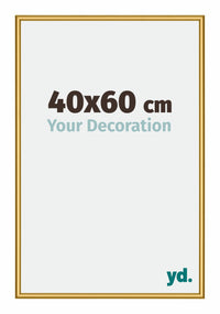 New York Aluminium Fotokader 40x60cm Goud Glanzend Voorzijde Maat | Yourdecoration.be