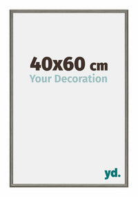 New York Aluminium Fotokader 40x60cm Mercury Structuur Voorzijde Maat | Yourdecoration.be