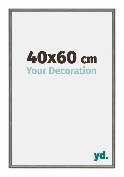 New York Aluminium Fotokader 40x60cm Mercury Structuur Voorzijde Maat | Yourdecoration.be