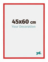 New York Aluminium Fotokader 45x60cm Ferrari Rood Voorzijde Maat | Yourdecoration.be
