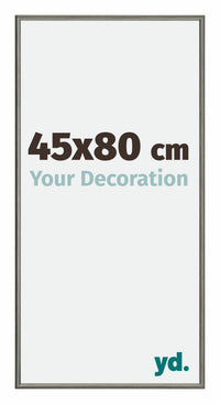 New York Aluminium Fotokader 45x80cm Mercury Structuur Voorzijde Maat | Yourdecoration.be