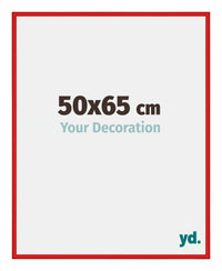 New York Aluminium Fotokader 50x65cm Ferrari Rood Voorzijde Maat | Yourdecoration.be