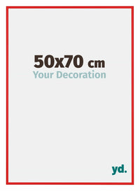 New York Aluminium Fotokader 50x70cm Ferrari Rood Voorzijde Maat | Yourdecoration.be