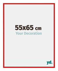 New York Aluminium Fotokader 55x65cm Ferrari Rood Voorzijde Maat | Yourdecoration.be