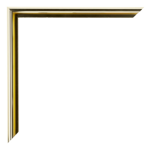 New York Aluminium Fotokader 59 4x84cm A1 Goud Glanzend Detail Hoek | Yourdecoration.be