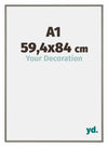 New York Aluminium Fotokader 59 4x84cm A1 Mercury Structuur Voorzijde Maat | Yourdecoration.be