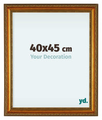 Oxford Houten Fotokader 40x45cm Goud Antiek Voorzijde Maat | Yourdecoration.be