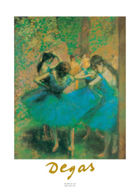 PGM EDE 132 Edgar Degas Ballerine blu Kunstdruk 50x70cm | Yourdecoration.be