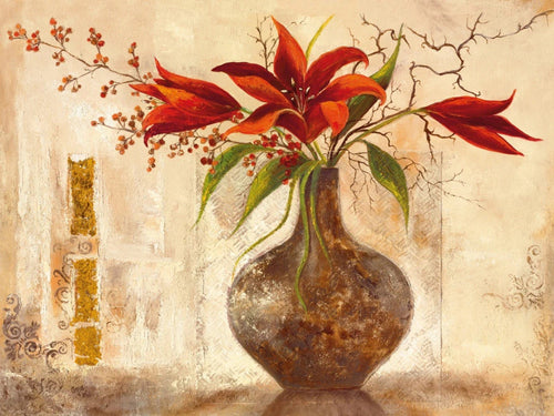 PGM FAD 39 Anna Field Red Lilies Kunstdruk 80x60cm | Yourdecoration.be