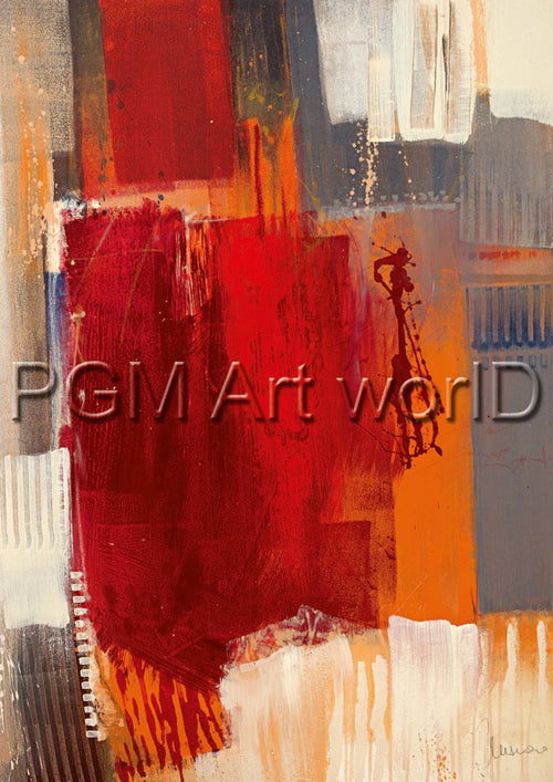 PGM FCU 701M Francesco Cusumano Astratto colorato I Kunstdruk 21x30cm | Yourdecoration.be