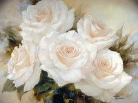 PGM LVI 20 Igor Levashov White Roses Kunstdruk 92x72cm | Yourdecoration.be