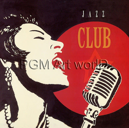 PGM MOF 79 Marco Fabiano Jazz Club Kunstdruk 70x70cm | Yourdecoration.be