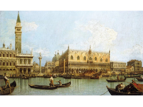 PGM OCA 26 Canaletto Molo Venedig Kunstdruk 80x60cm | Yourdecoration.be