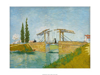 PGM VV 91 Vincent Van Gogh Die Zugbrucke Kunstdruk 80x60cm | Yourdecoration.be