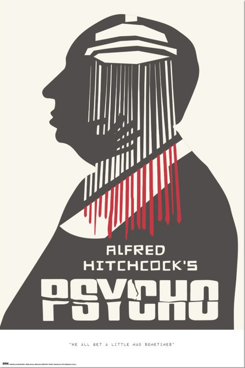 Poster Alfred Hitchcock Psycho 61x91 5cm GPE6044 | Yourdecoration.be
