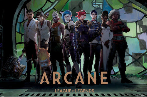 Poster Arcane Characters In Zaun Arcade 61x91 5cm PP2401784 | Yourdecoration.be