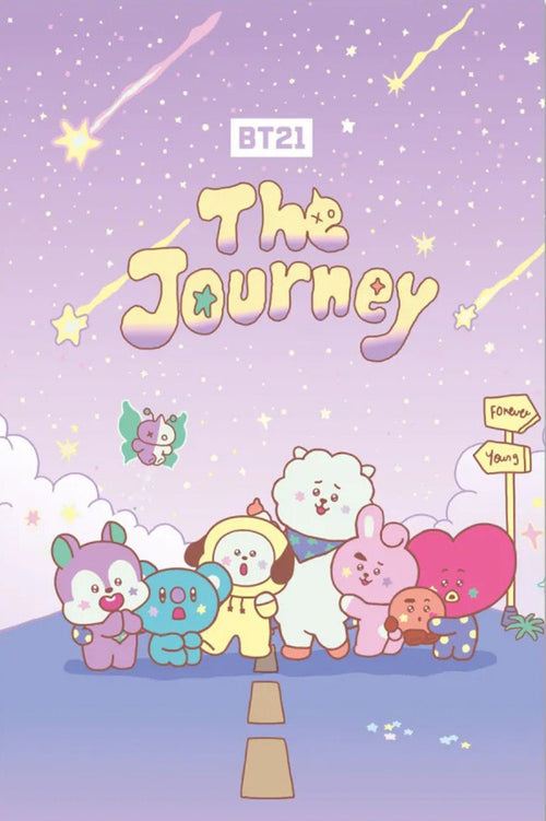 Poster Bt21 The Journey 61x91 5cm Grupo Erik GPE5920 | Yourdecoration.be