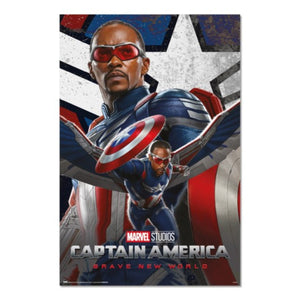 Poster Captain America Brave New World 61x91 5cm Grupo Erik GPE5943 | Yourdecoration.be