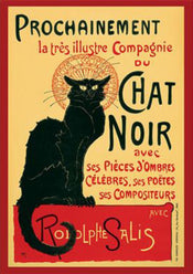 Poster Chat Noir Steinlein 61x91 5cm PP0508 | Yourdecoration.be