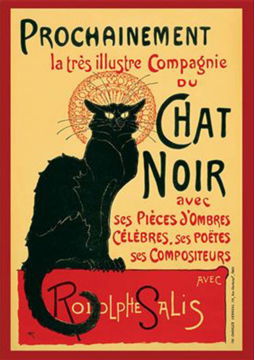 Poster Chat Noir Steinlein 61x91 5cm PP0508 | Yourdecoration.be