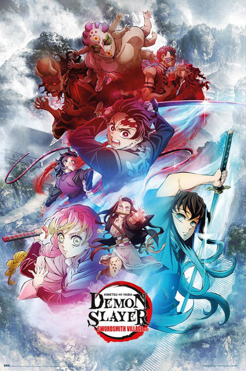 Poster Demon Slayer Swordsmith Village 1 61x91 5cm GPE6070 | Yourdecoration.be