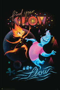 Poster Disney Pixar Elemental Find Your Glow And Flow 61x91.5cm Grupo Erik GPE5800 | Yourdecoration.be
