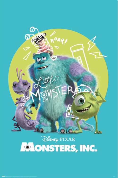 Poster Disney Pixar Monsters Inc 25th Anniversary 61x91 5cm GPE6046 | Yourdecoration.be
